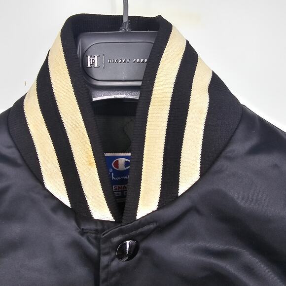 Vintage Champion RUTGERS Pioneers Softball Varsity Coat jacket Women's S 3400 - Picture 10 of 12